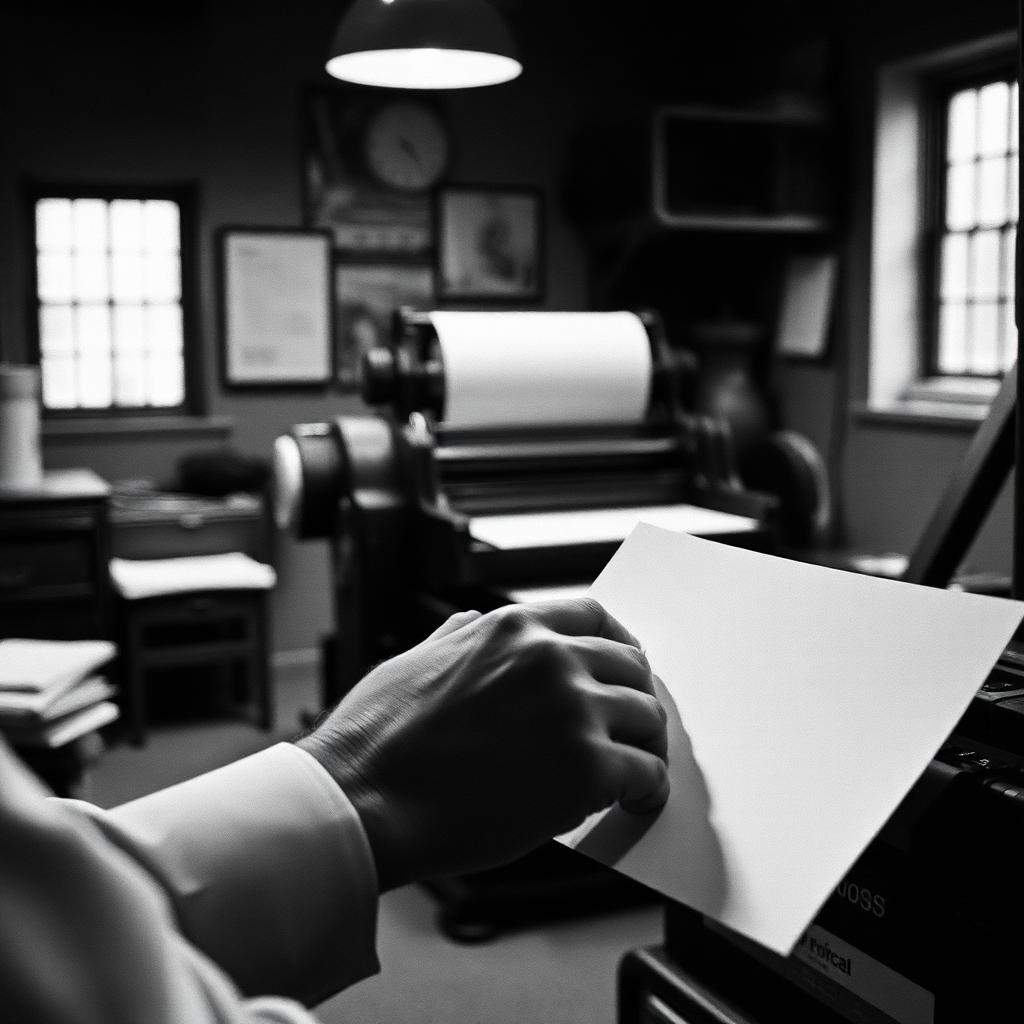 Stampatori al lavoro